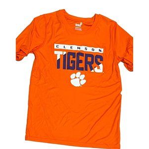 Clemson University Tigers orange shirt YM Gen2 dry fit tshirt NWT